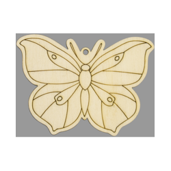 PEN-22765 Drevená figurka motýľ  5ks