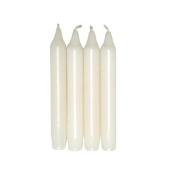 PKSP-N sviečky biele 80g/4ks 1,5x11cm