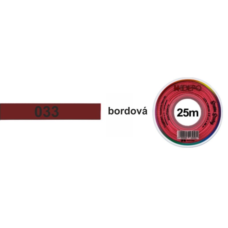 HD-958033 Stuha textilná bordová 2cmx25m