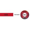 HD-959026 Stuha textilná červená 4cmx25m