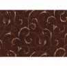 TAP - 10645 Tapeta Scroll overprint brown-gold 90cm x 15m