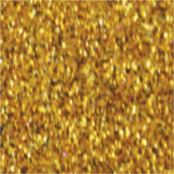 16466  Zlatá dekorguma guma sam. glitrová A4 2mm
