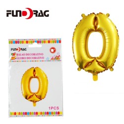 PF-60699 Číslo 0 zlatý balón 101 cm