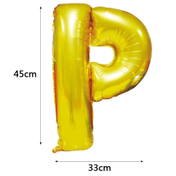 PF-20313  P  písmeno zlaté 42cm