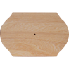 PED-2419 drevená tabuľka-hodiny 25x39 cm