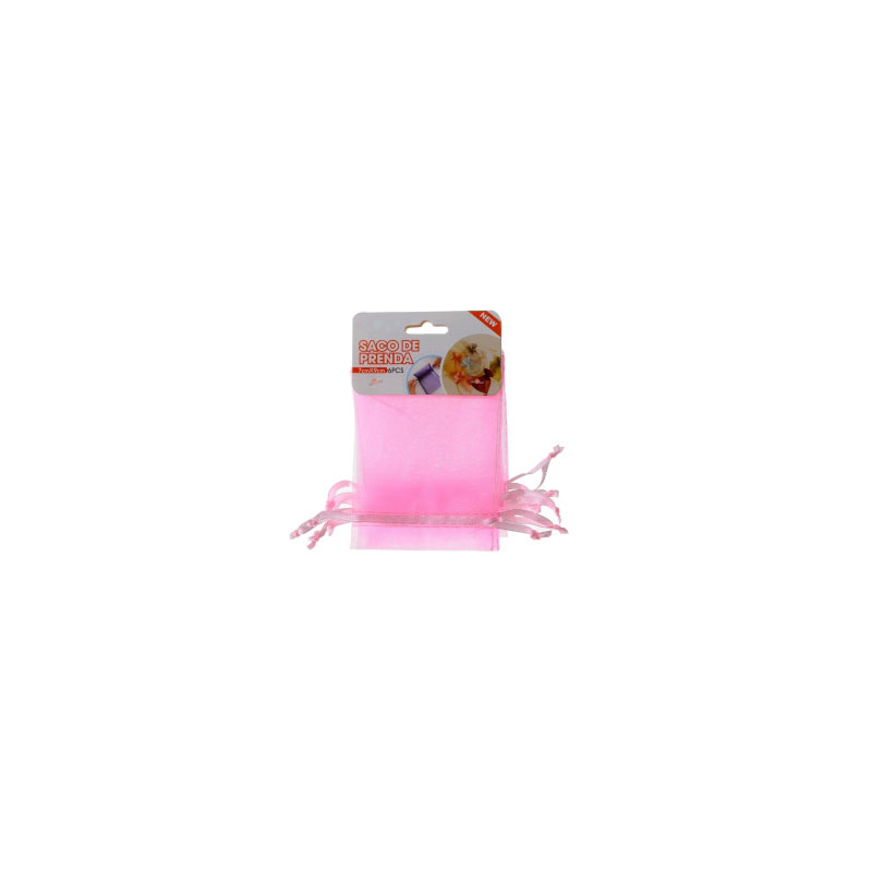 PF-215708 Ružové vrecúško z organzi 11x13cm/5ks