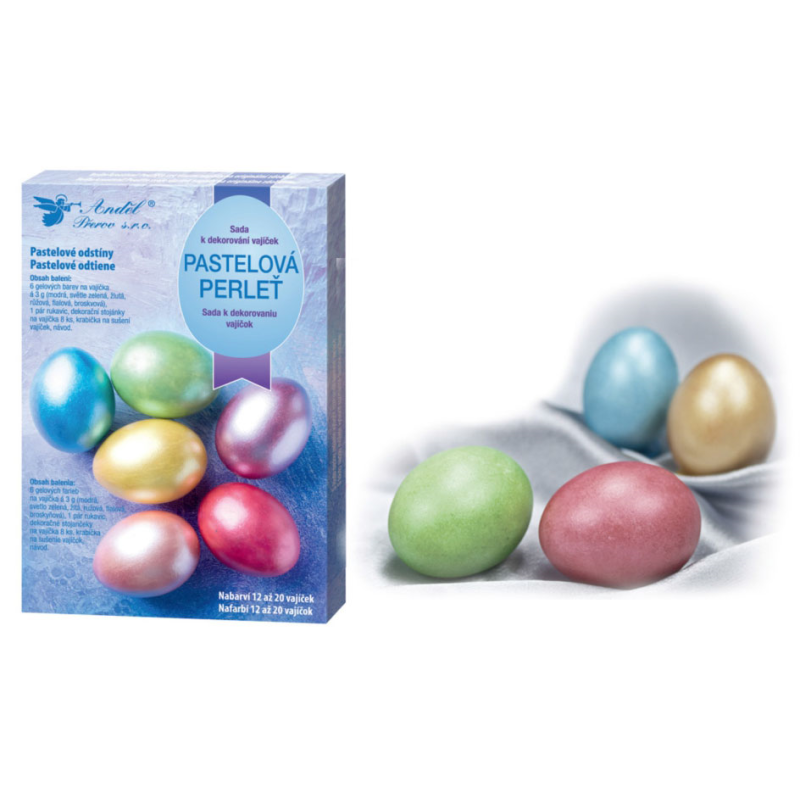 AN-7701  farby na vajíčka - pastelová perleť
