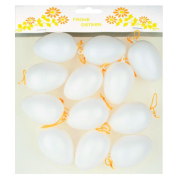 AN-8230 vajíčka biele 12ks 6cm