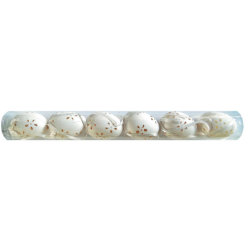AN-8934 vajíčka bielo-hnedé 6cm 6ks