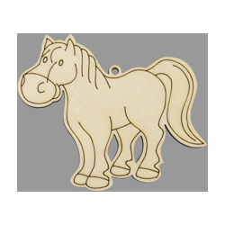 PEN-22770 Drevená figurka 5ks kôň