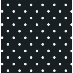TAP - 12598 Tapeta Dots black 45cm x 15m