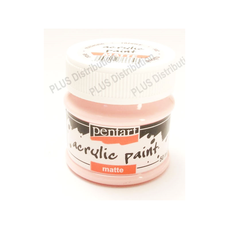 PEN-1305   Farba akryl - Rúžová matná 50ml