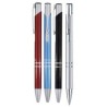 DER-P716S strieborné kovové guličkové pero